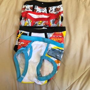 Boys size 4 underwear new without tags CARS